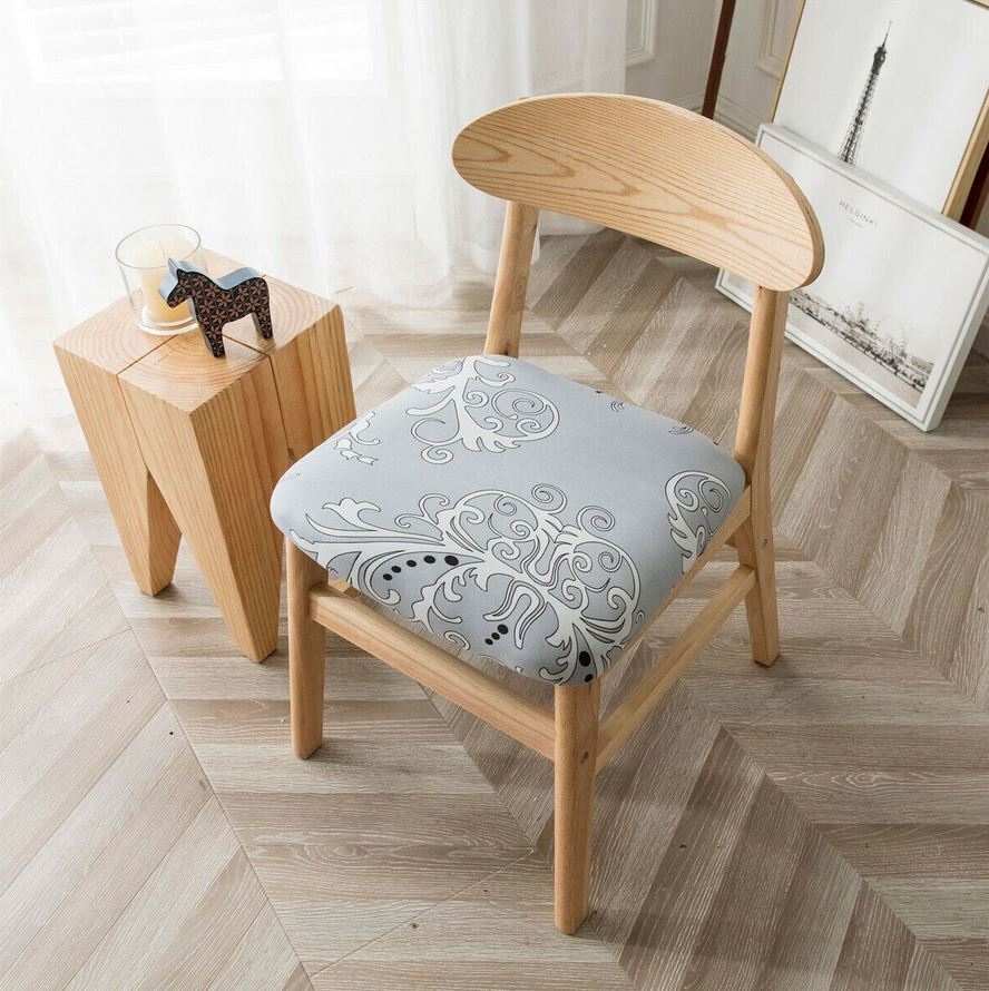 Printed Dining Chair Seat Cover